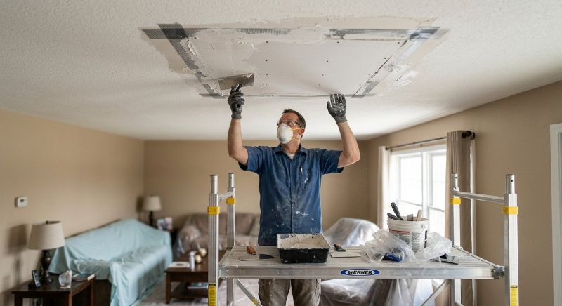 Basement Drywall Repair in Alpharetta, GA