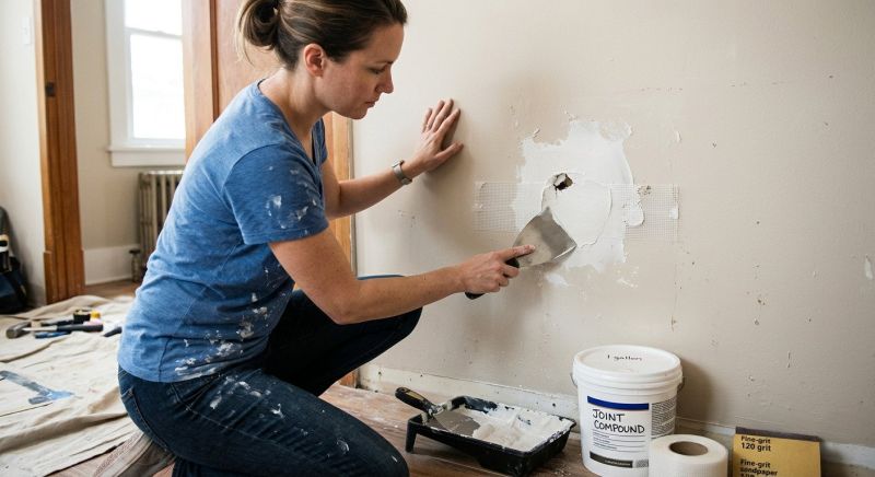 Bathroom Wall Patching in Olathe, KS