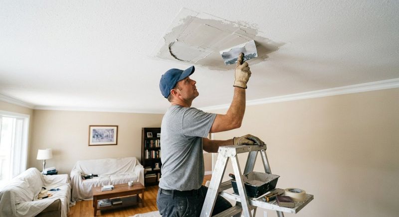 Ceiling Crack Repair in Wilmington, NC
