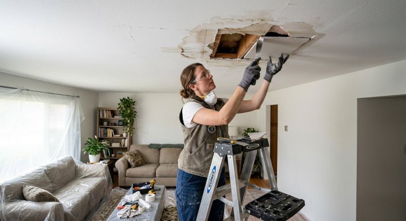 Drywall Water Damage Repair in Alpharetta, GA