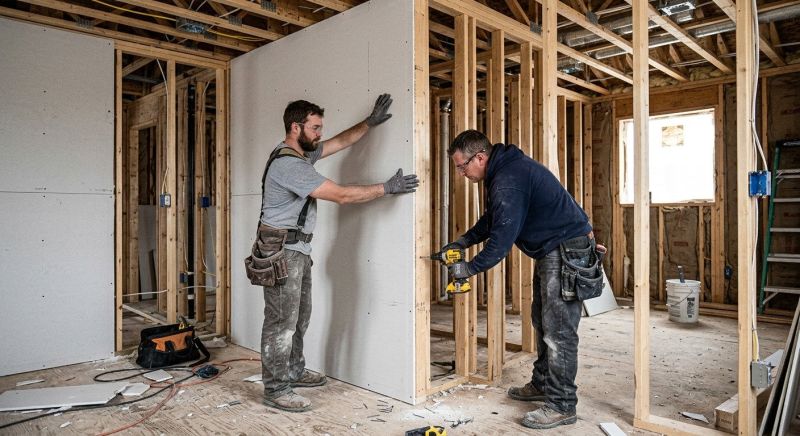 Garage Wallboard Installation in Kansas City, MO