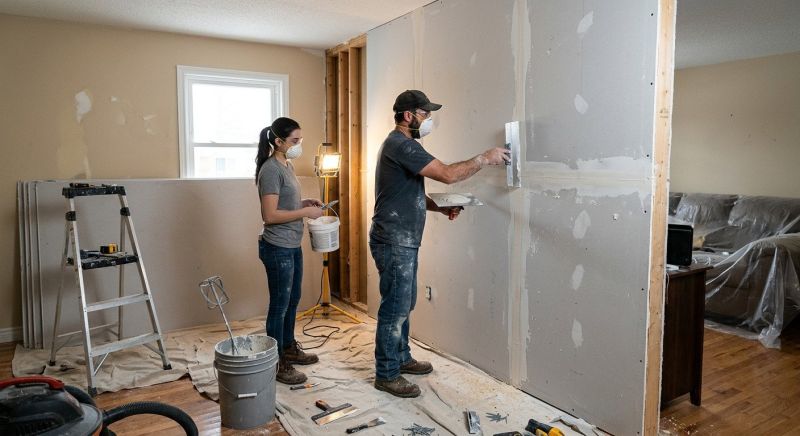 Bathroom Drywalling in Olathe, KS