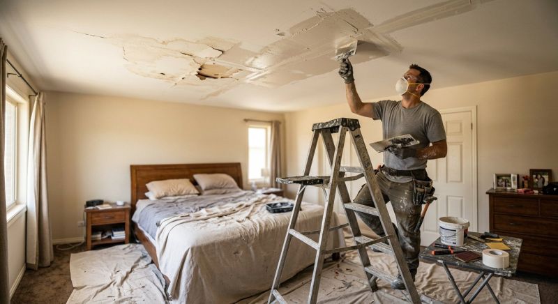 Bedroom Wall Repair in Alpharetta, GA