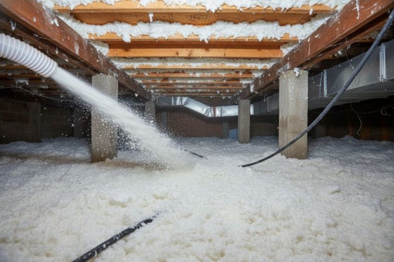 Blown Insulation Installation in Bastrop, TX
